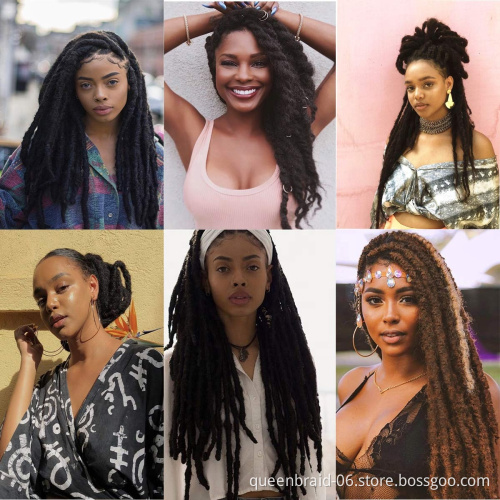 Afro Kinky Twist Braids Hair Marley Braids Hair Extensions Synthetic Twist Crochet Hair For African Women